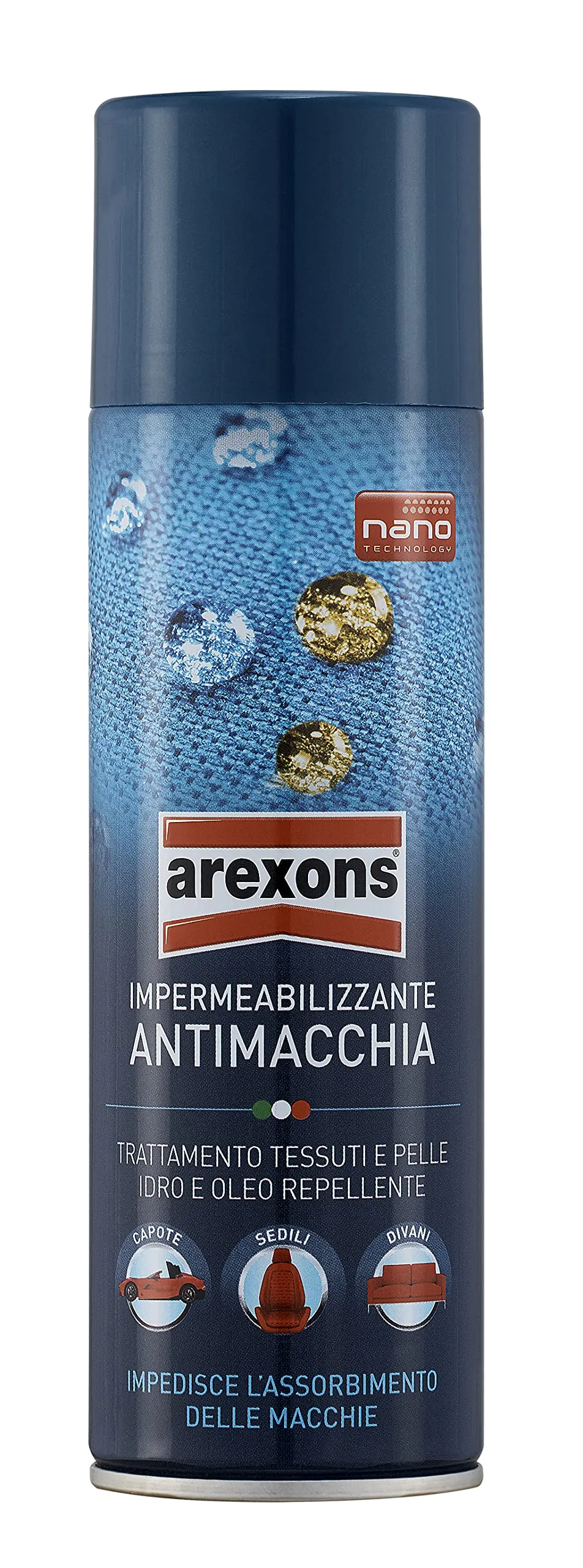 arexons-cura-auto-impermeabilizzante-anti-macchia-tessuti-300-ml image 1