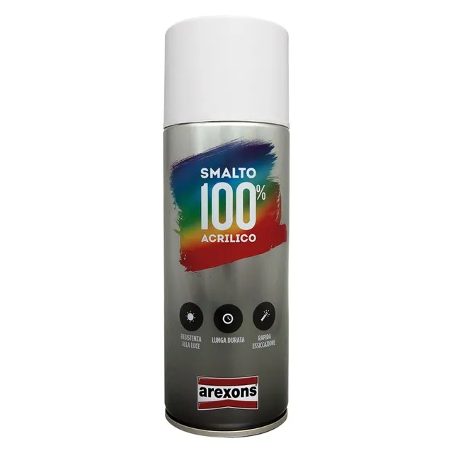 arexons-smalto-100-acrilico-spray-per-elettrodomestici-400-ml-bianco-elettro image 1