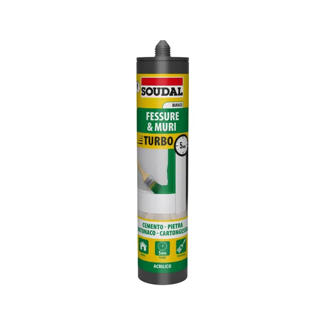 soudal-acryrub-acrilico-fessure-turbo-300ml-bianco image 1