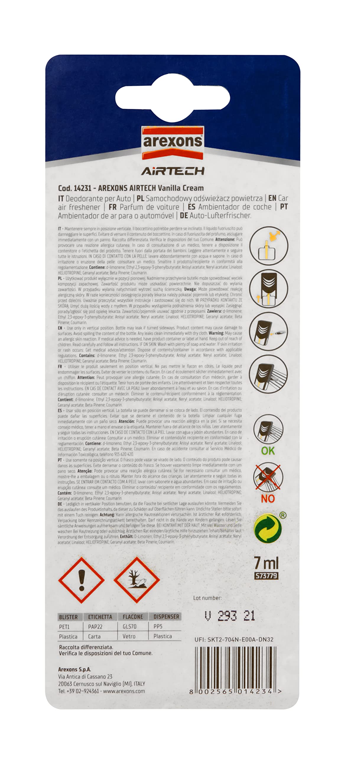arexons-airtech-vanilla-profumo-da-bocchetta-aria-auto image 2