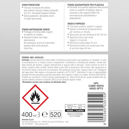 arexons-primer-100-acrilico-6x400-ml-fondo-aggrappante-per-plastica image 5
