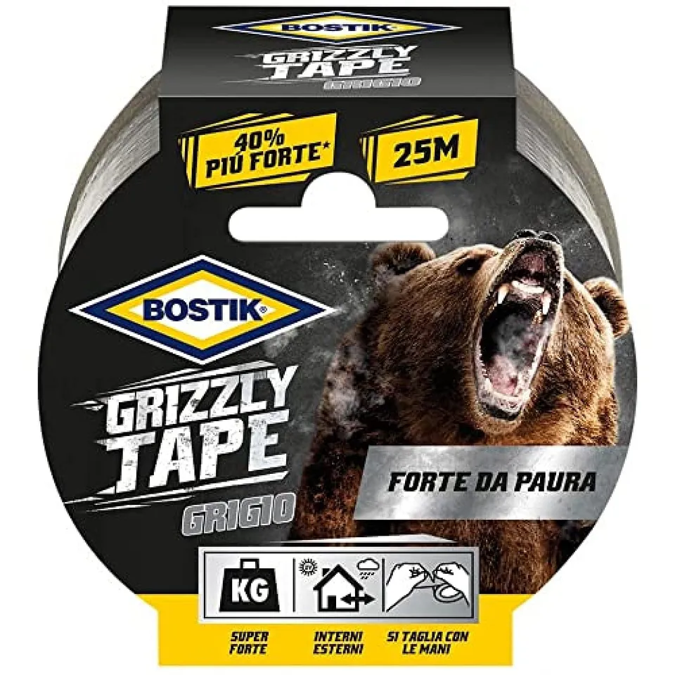 bostik-grizzly-tape-25m-x-50mm-grigio-nastro-telato-riparazione image 1