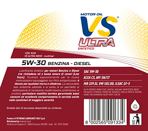 arexons-vs-ultra-5w-30-lubrificante-sintetico-multifuel-4l image 7