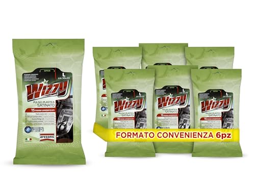 arexons-wizzy-pulisci-plastica-satinato-salviette-usa-e-getta-6-pezzi image 5