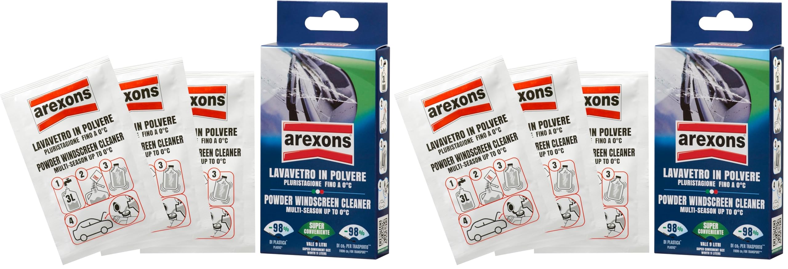 arexons-lavavetri-in-polvere-8-g-detergente-vaschetta-lavacristalli image 4