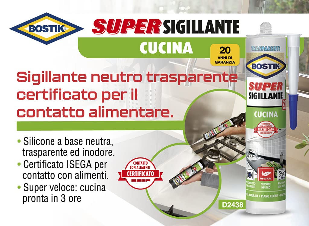 bostik-super-sigillante-cucina-isega-trasparente-300-ml image 4