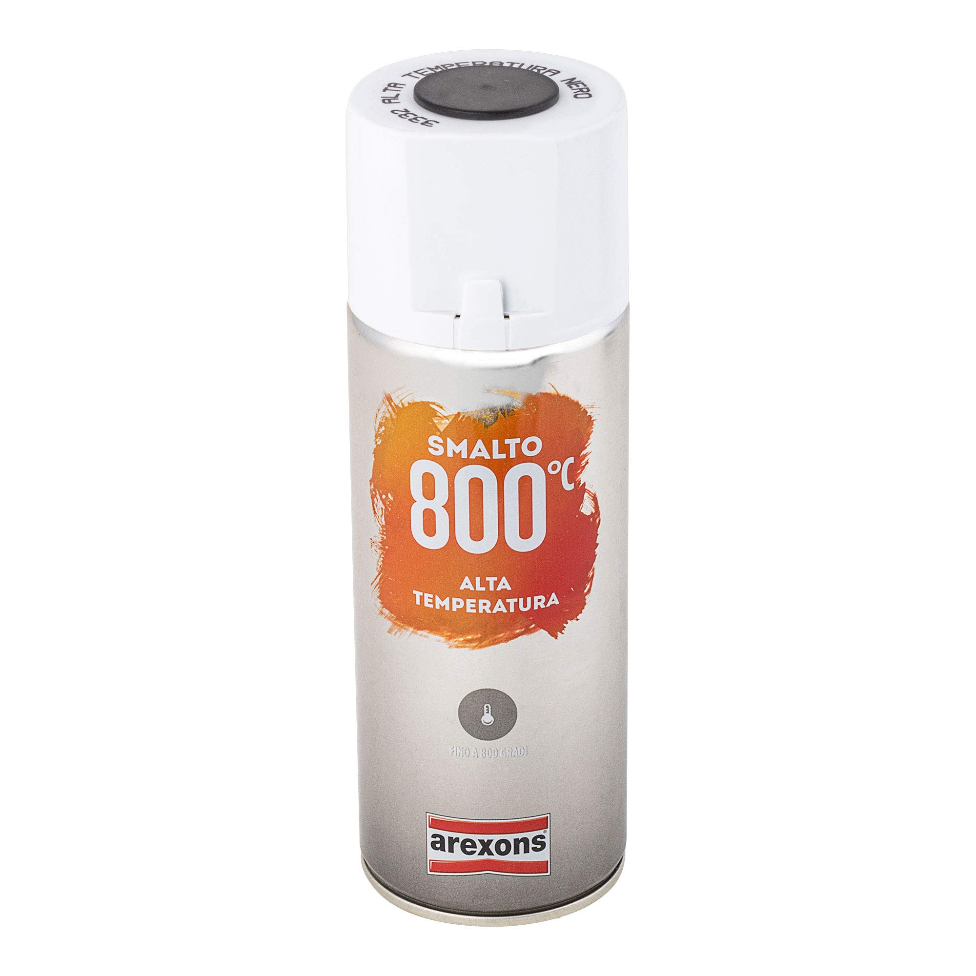 arexons-smalto-100-acrilico-alta-temperatura-nero-400-ml-spray image 1
