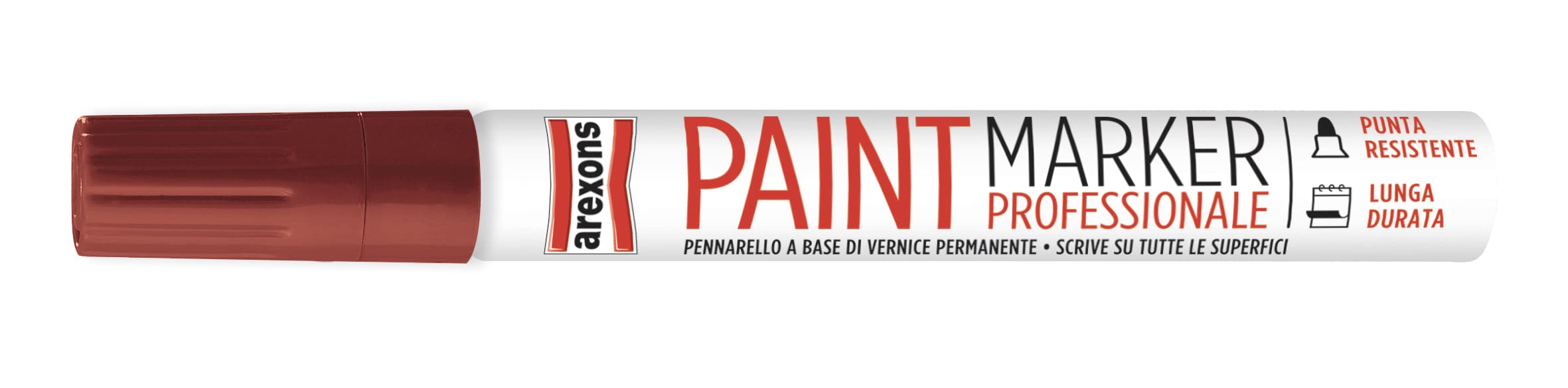 arexons-2878-paint-marker-rosso-pennarello-permanente-multi-superficie image 8
