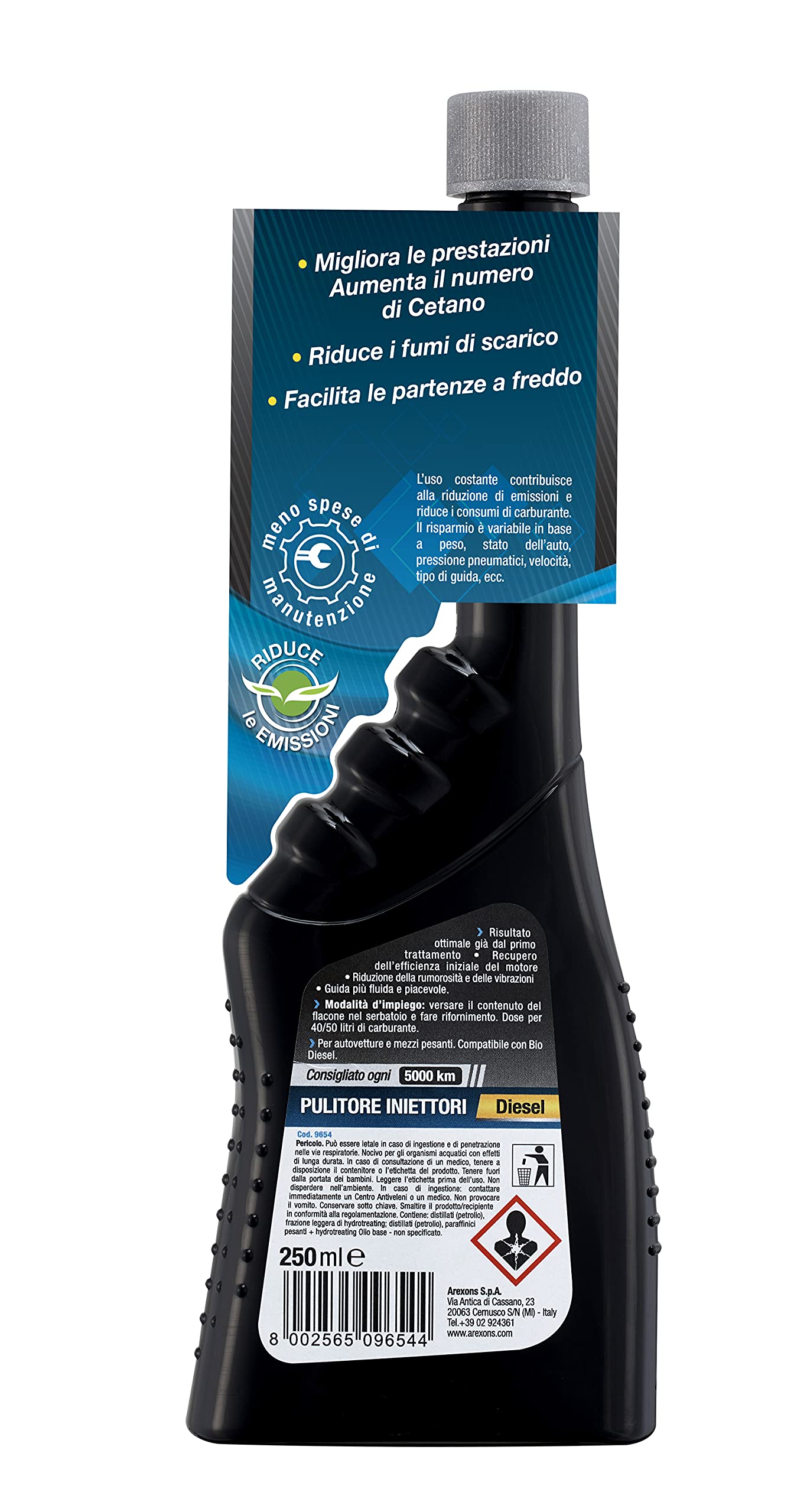 arexons-pulitore-iniettori-diesel-250-ml-paglierino image 2