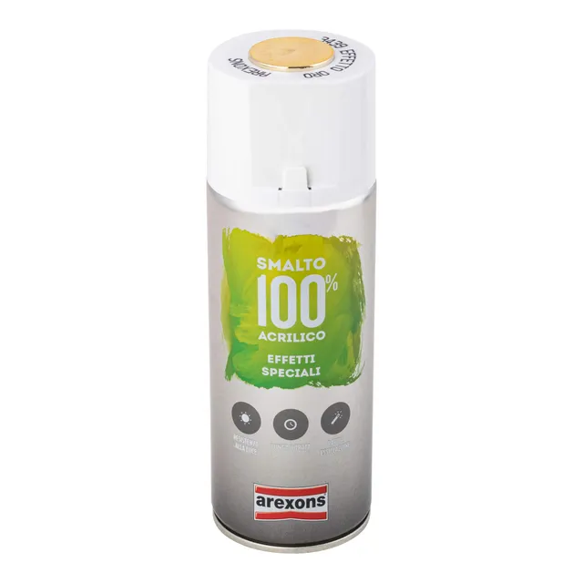 arexons-smalto-100-acrilico-effetti-speciali-specchiante-oro-spray-400-ml image 1
