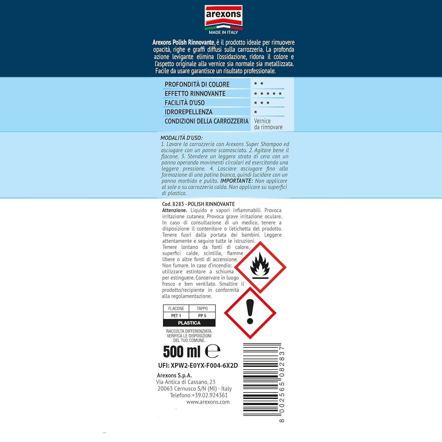 arexons-polish-rinnovante-500-ml-rimuovi-graffi-auto image 3